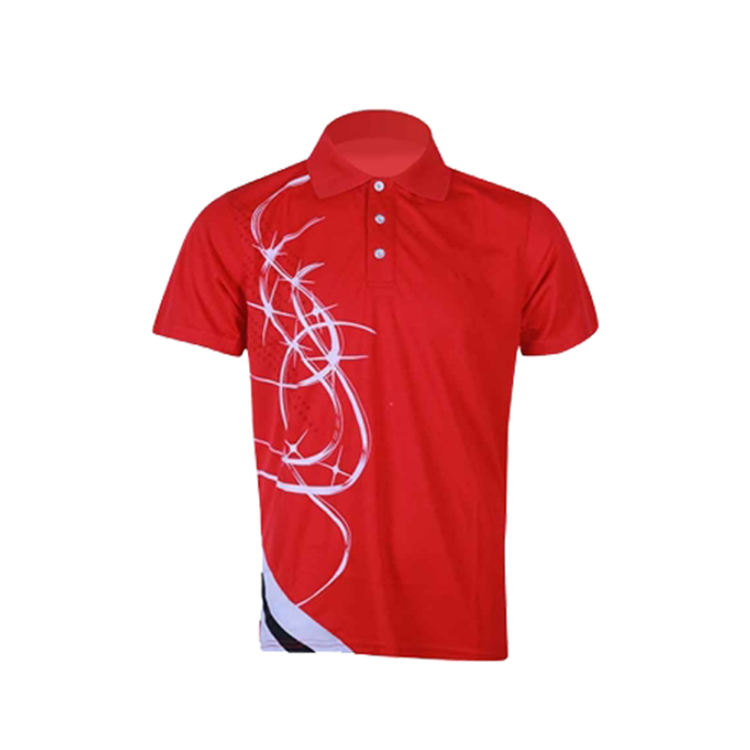 Cotton Short Sleeves Light Custom Full Sublimation Jersey Quick Dry Breathable Bowling Polo Shirts